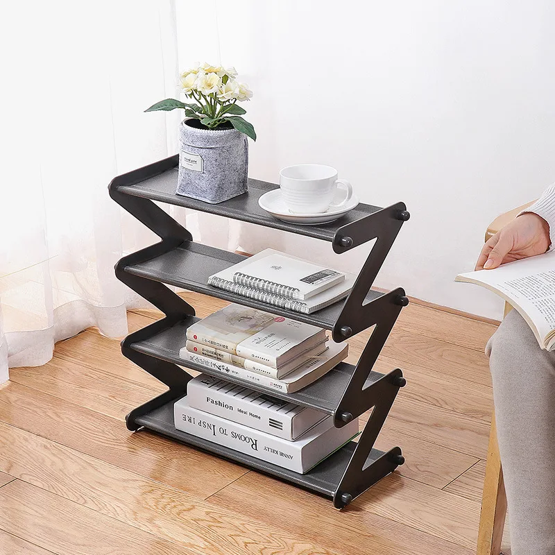 Luxury Holder Shelf Stand Plastic Foldable Storage Organizer Shoe Rack Cabinet For Store Home