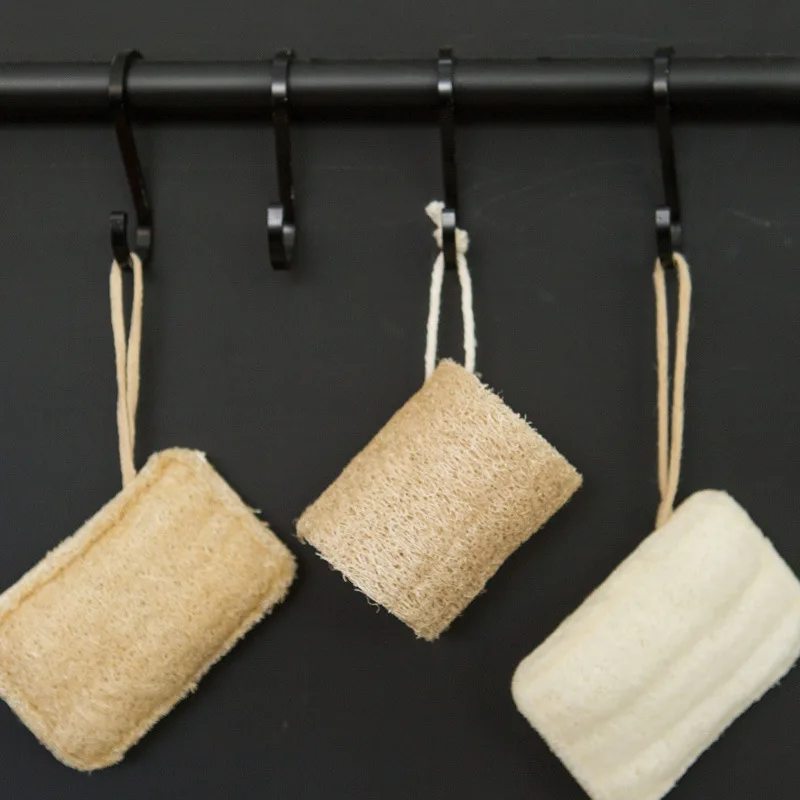 100% Natural 4 inch Organic Exfoliating Shower Loofah Body Loofah Sponges for SPA Beauty Bath
