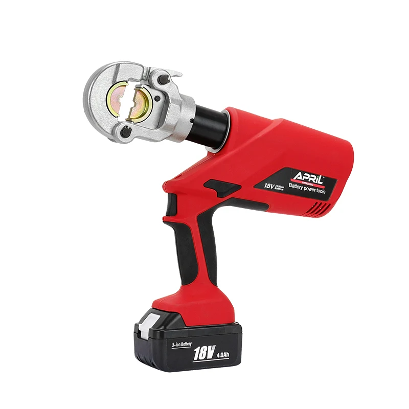 Hydraulic Battery Cable Lug Crimping Tools Battery Powered Copper Press Tool