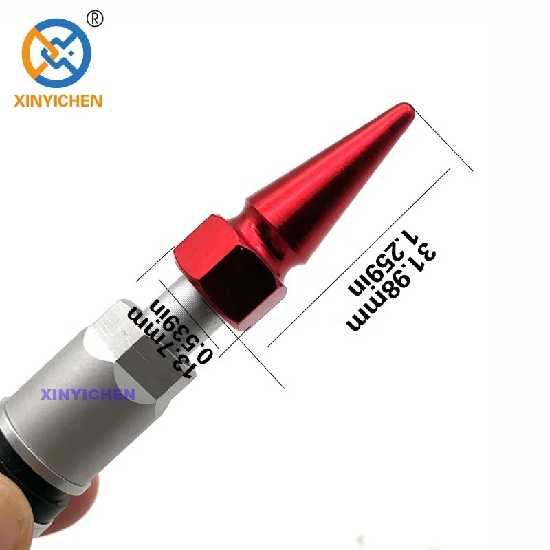 Aluminum Bullet Car Truck Air Port Cover tire Rim Valve Wheel  Stem Caps