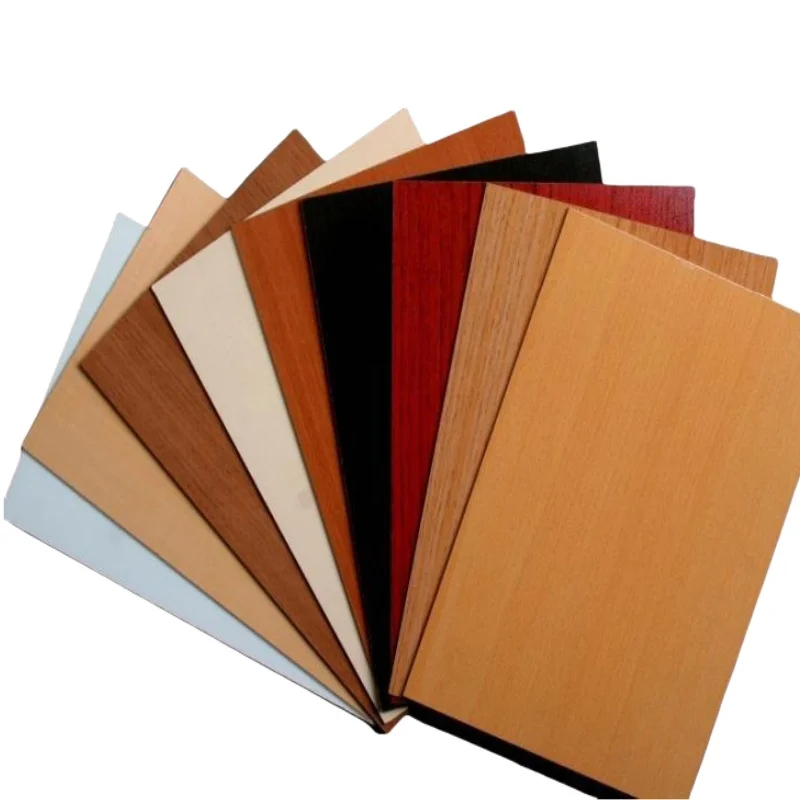 Wood Grain Melamine MDF Fibreboard Melamine laminated Mdf