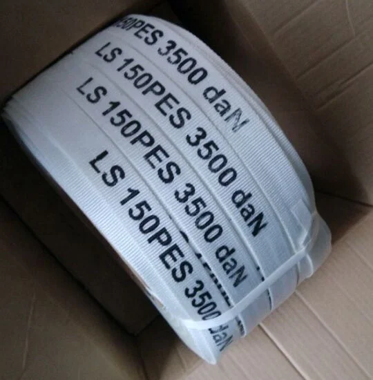 Factory-Made PP Material Polyester Webbing Woven Bailing Straps for Shipping Container Packing and Cargo Load Securement