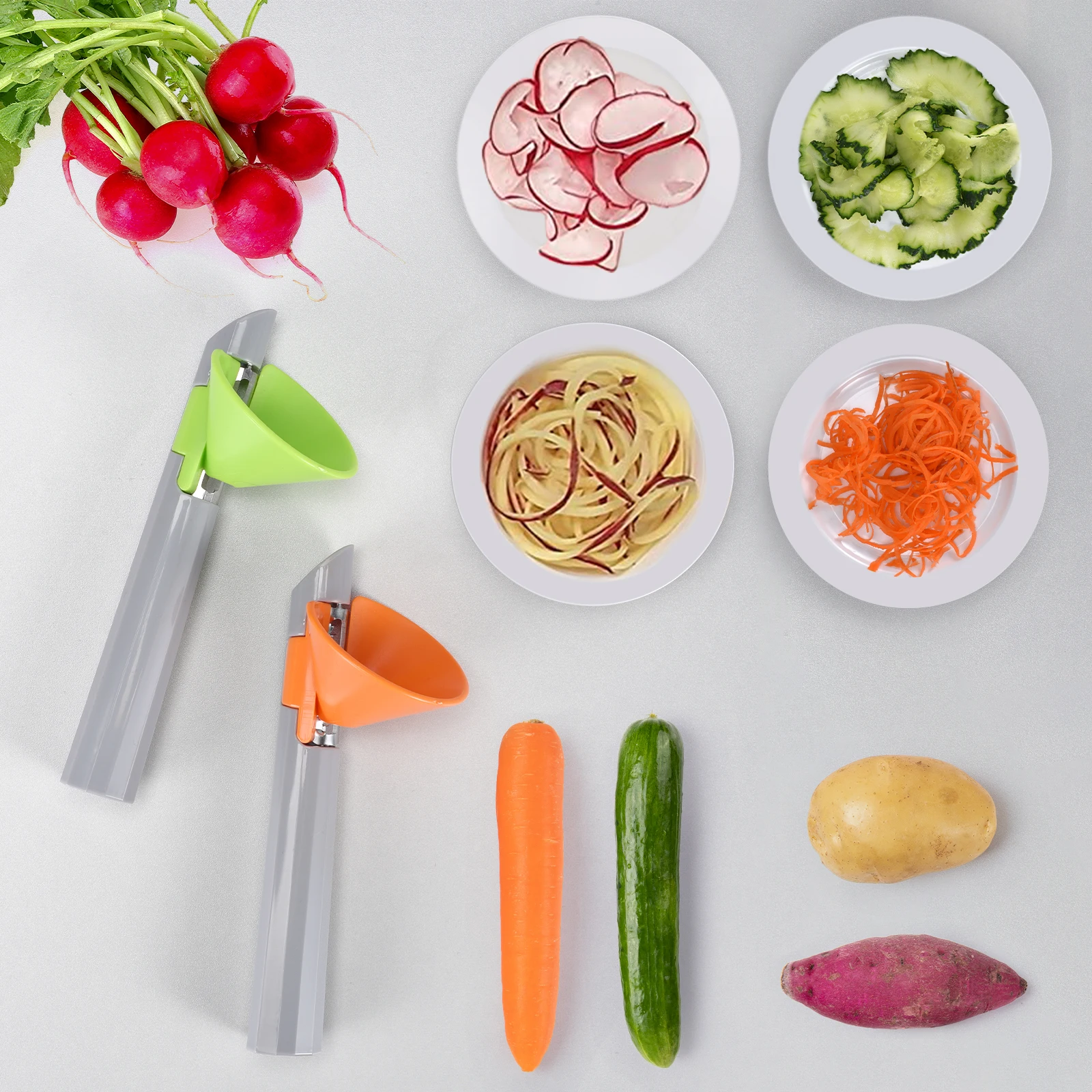 Spiralizer with Straight&Julienne Peeler