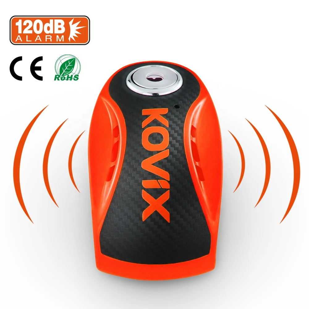 Factory Customized Supply OEM Motorcycle Scooter Disc Lock Push-down Locking Mechani E Bicycle Alarm Disc Lock