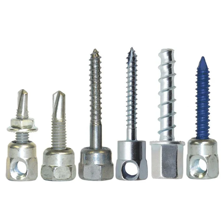 Vertical horizontal thread masonry bolt screw rod hanger anchor for concrete wood steel