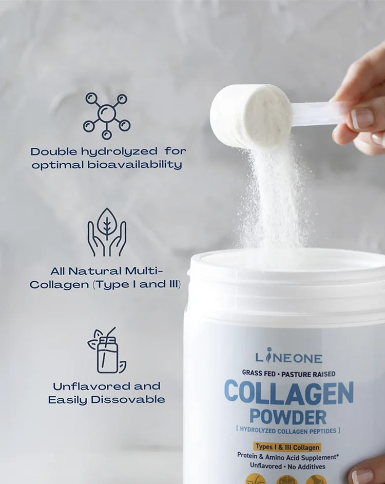 Private Label Support Wholesale  Collagen Protein Peptides Powder Healthy Skin Joint Bone natural dietary supplement