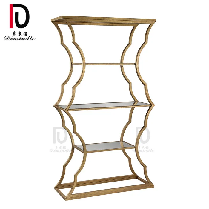 Свадебный дизайн стеклянный верх золотой стержень из нержавеющей стали для вечеринки