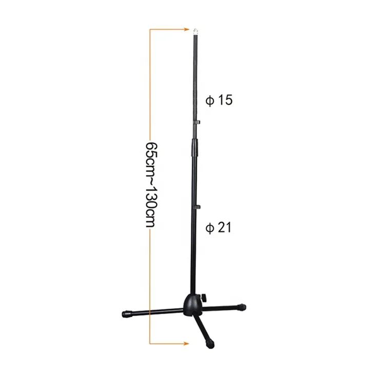 2024 Height Adjustable Floor Microphone Stand