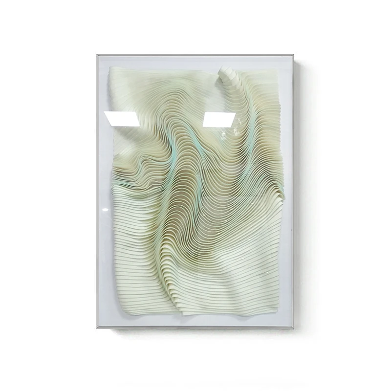 Modern Light Luxury High-end 3D Three-dimensional Acrylic Felt Real Wall Decor Painting