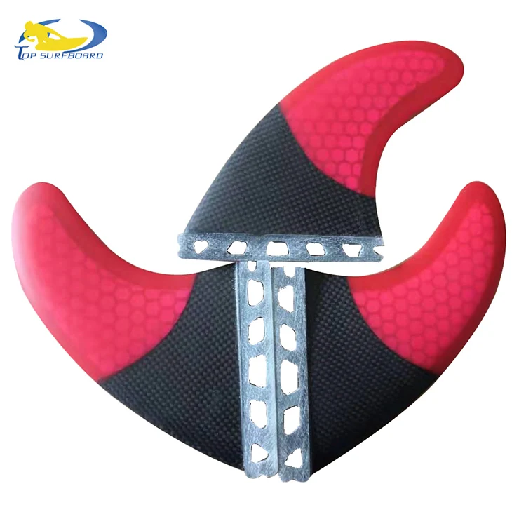 
Good quality colorful fiberglass surfboard fin with honey comb 