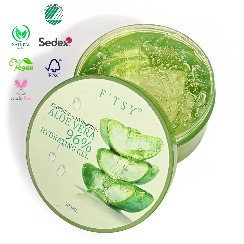Korean Organic Moisturizing Gel Hyaluronic Acid Soothing Overnight Face Mask Repair Aloe Vera Gel