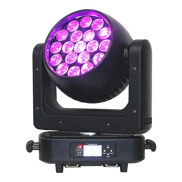 19 rgbw Led Zoom Beam Wash par can light price Rotation Effect DJ Light indoor battery par Light 6 in 1