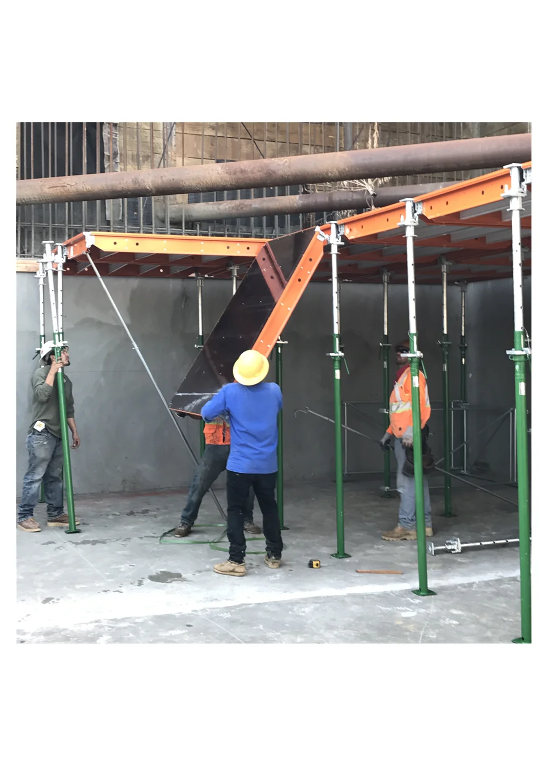 Steel&Aluminium doka Slab Concrete Formwork plywood formwork