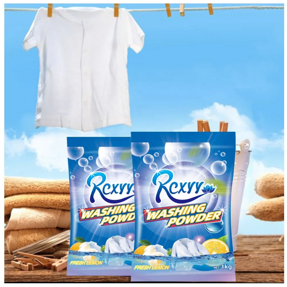 China New Arrive Eco-Friendly best selling 1kg 150g 350g bulk Laundry Bag Detergent wash Washing Powder for clothes