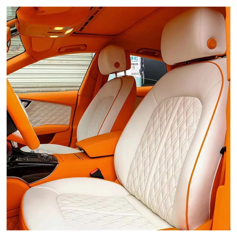 car interior accessories car seat covers full set luxury custom leather design for Hyundai Chevrolet Volvo Tesla Ford Jeep