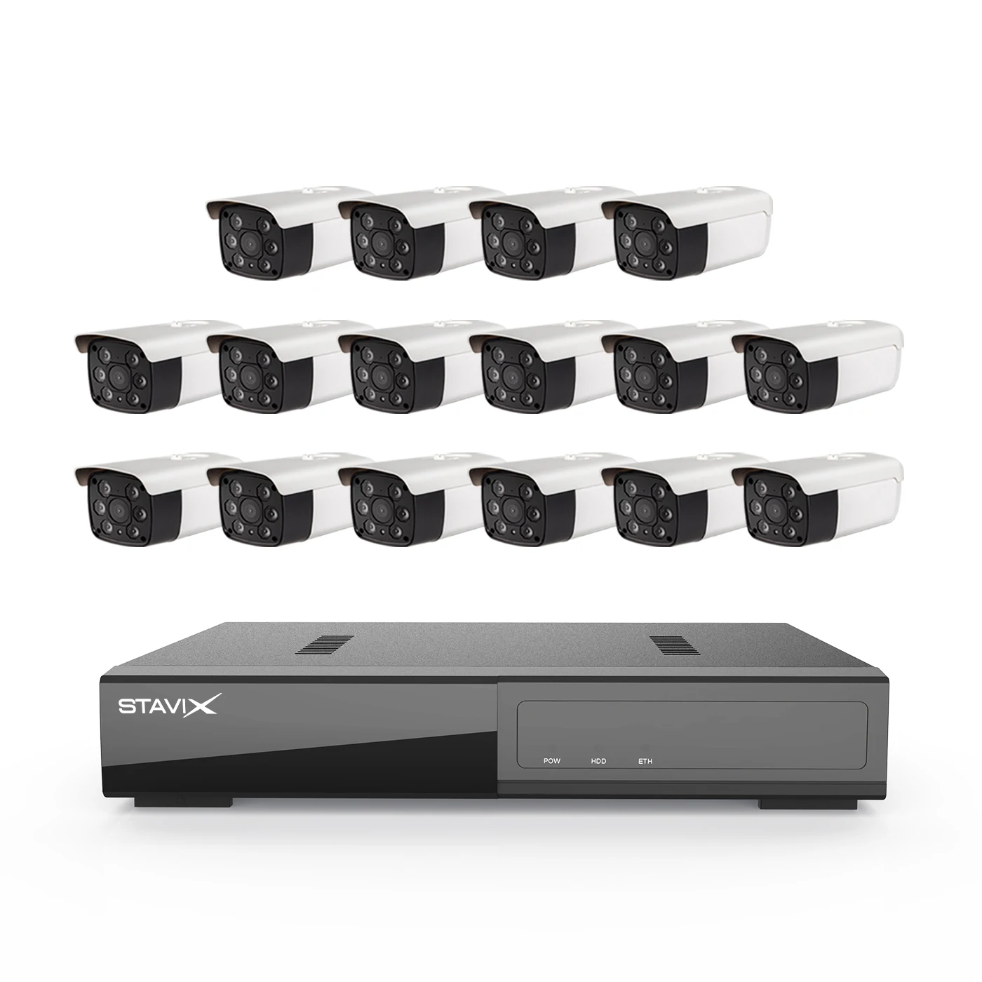 Инфракрасная сетевая IP-камера комплект камер безопасности 16 каналов сетевого видеорегистратора для
