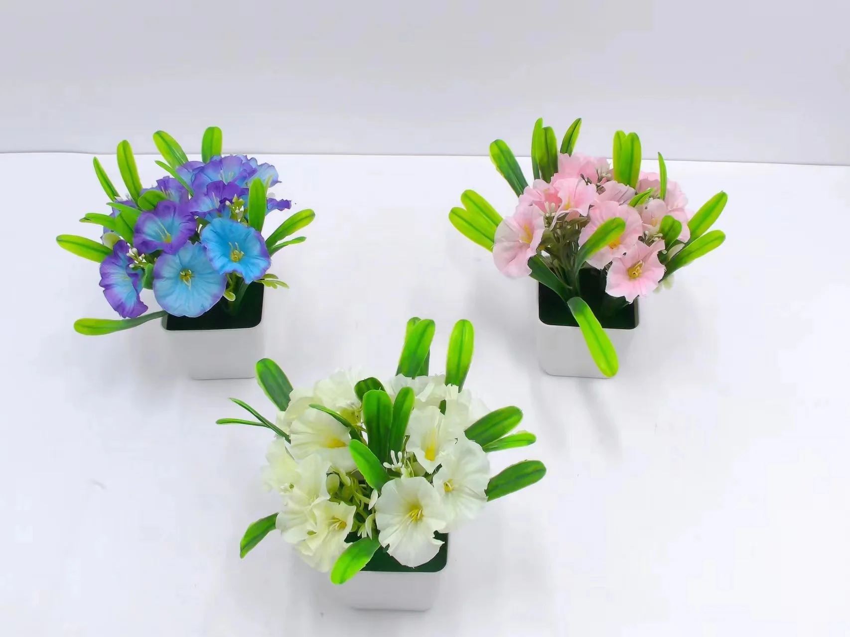 Wholesale high quality plastic indoor fakes potted plant home office restaurant decorative best artificial bonsai for sale