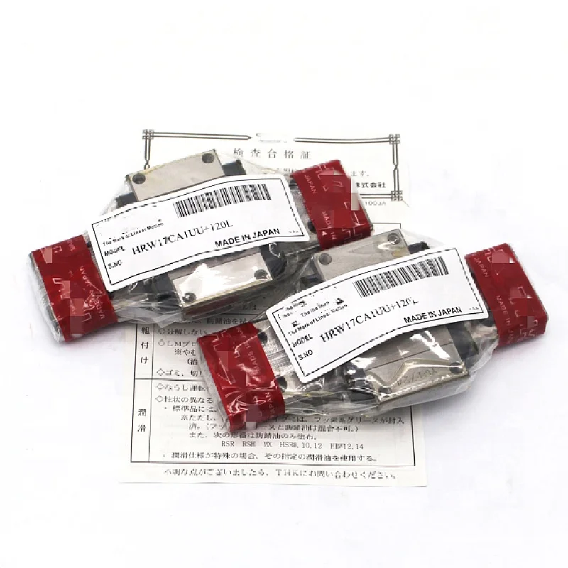 HRW Original THK HRW17CA HRW17CA1UU GK Flange Type Linear Guide Bearing Linear Carriage Runner Block For CNC Machine