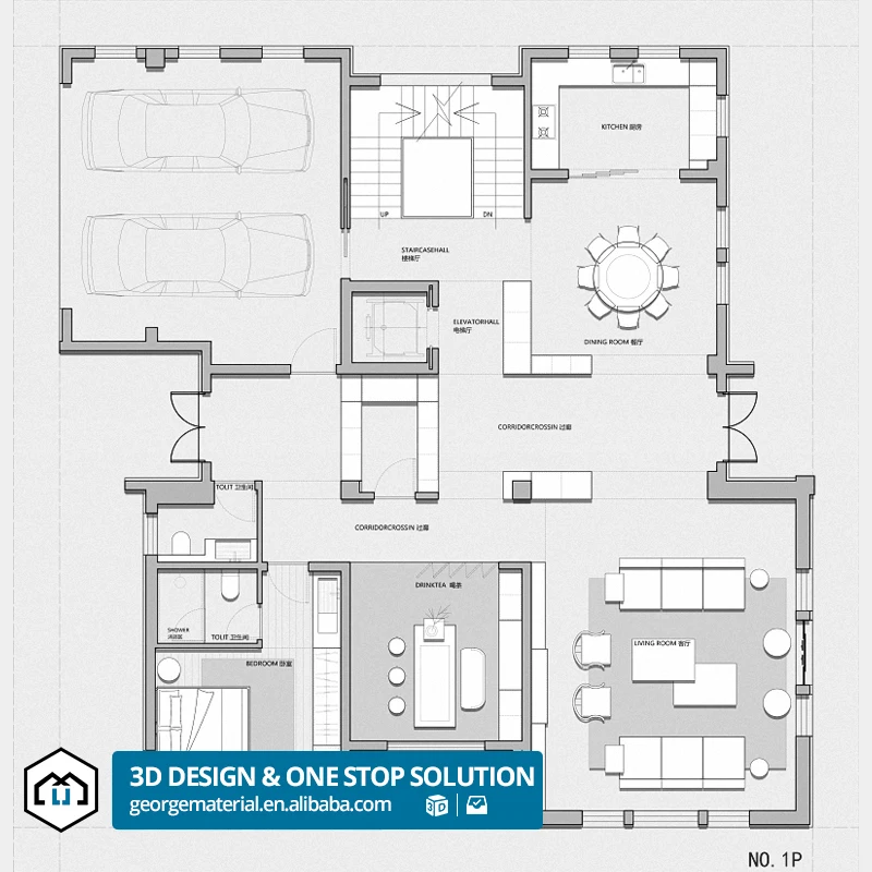 modern style villa exterior and interior design furniture 3d template home interior design ideas