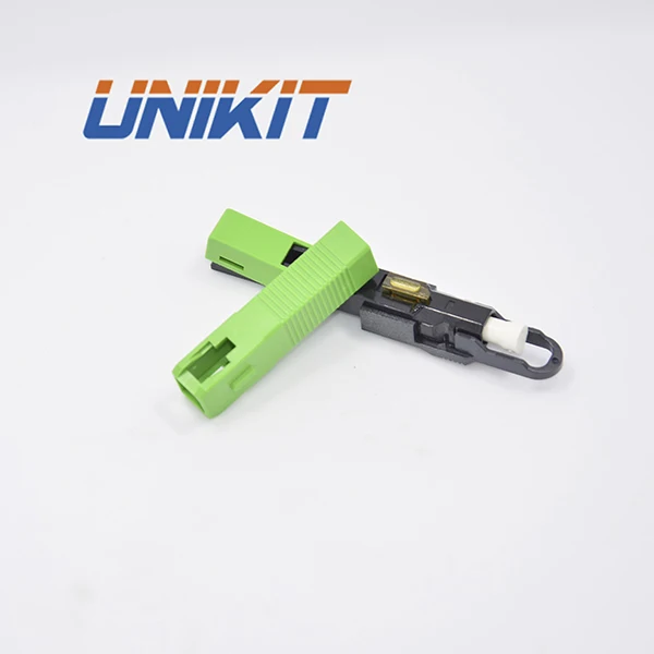 Unikit brand best selling quality optical fiber equipment quick connector SC / FC / LC UPC APC quick assembly connector