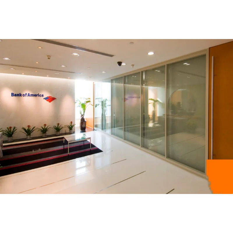 Brand New Original PLC Inverter Driver HMI Module School Panel Industrial Glass Wall Modular Office Partition With Ceiling