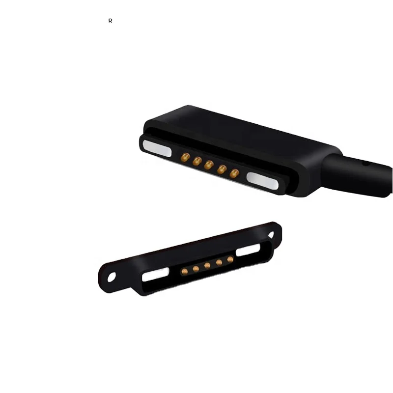 5 Pin Male and females magnetic connector with UCB cable for High-speed scanner