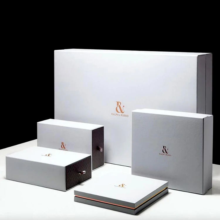 Blank Cardboard Plain Black Watch Foldable Sliding Packaging Printed Paper High Quality Jewelry Drawer Box