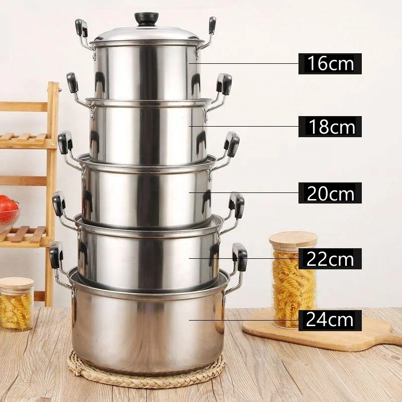 10 шт. набор кухонной посуды из нержавеющей стали