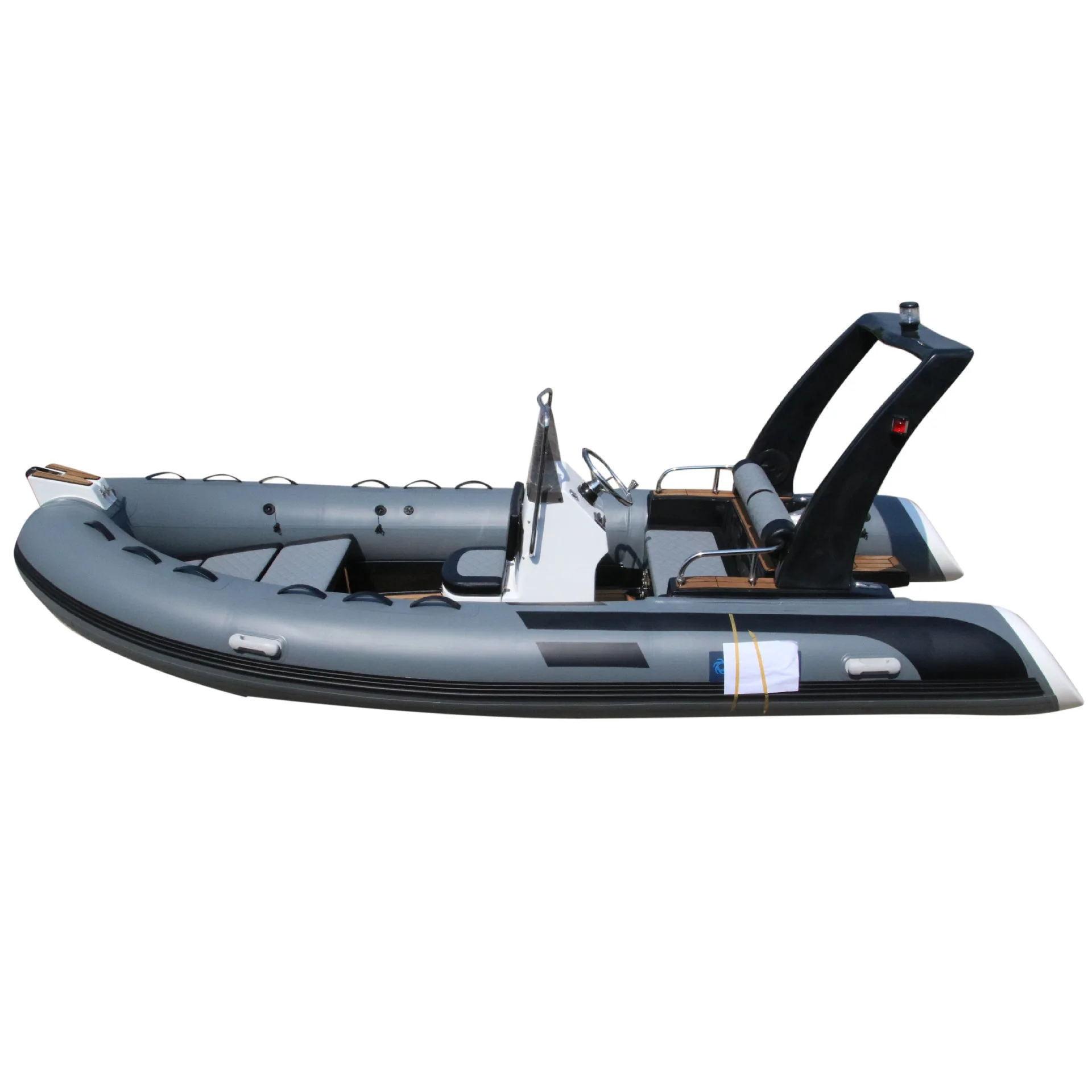 Cheap Price Sea Saltwater Fiberglass Rib Boat Deep-V Fishing for the Ocean