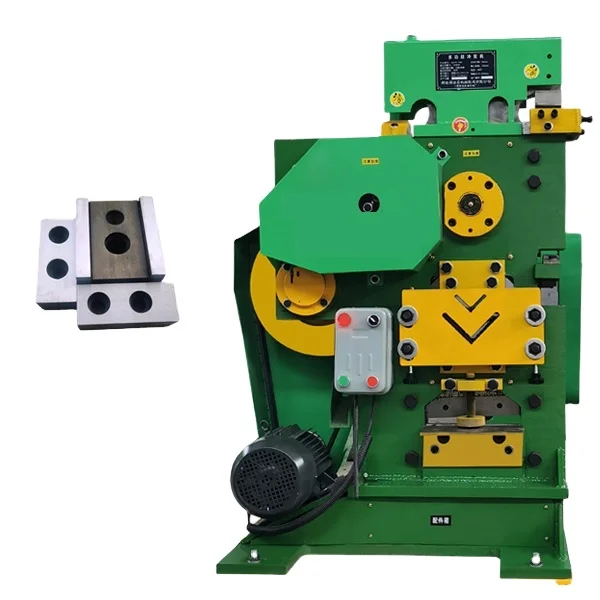Multi-function Cutter angle Small metal sheet ironworker mechanical combined shearing and punching machine