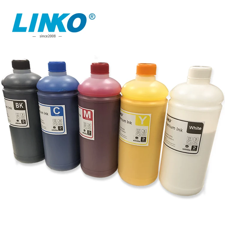 Lamborink High Quality CYMKW Color Textile Pigment DTF Ink 100ML for DTF PET Film Printer Printing