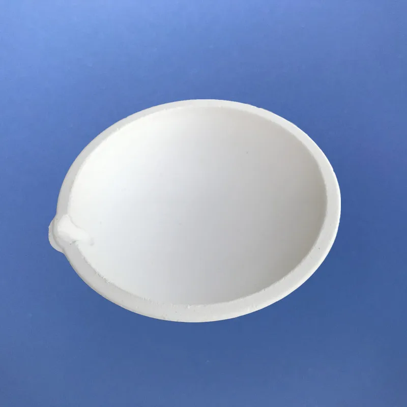 Высококачественная кварцевая керамическая чаша для тигеля для плавки золота по оптовой цене