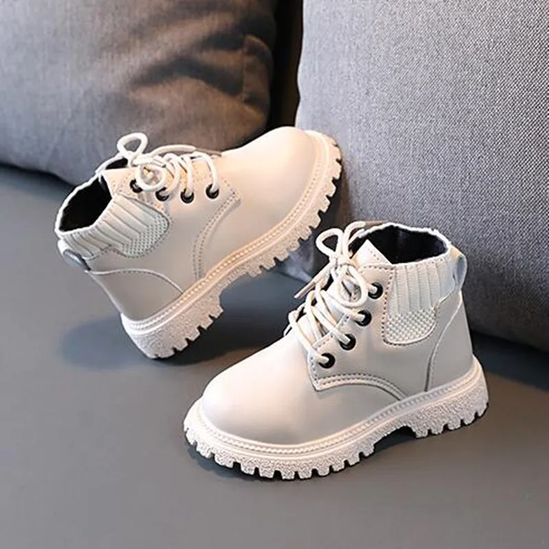 Kids Martin Booties Waterproof Kids Ankle Boots Fashion Casual Shoes