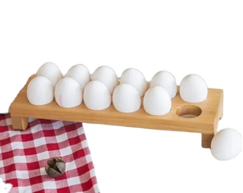 Made in China Penguin Eggs Holder Wooden Rolling Egg Holder