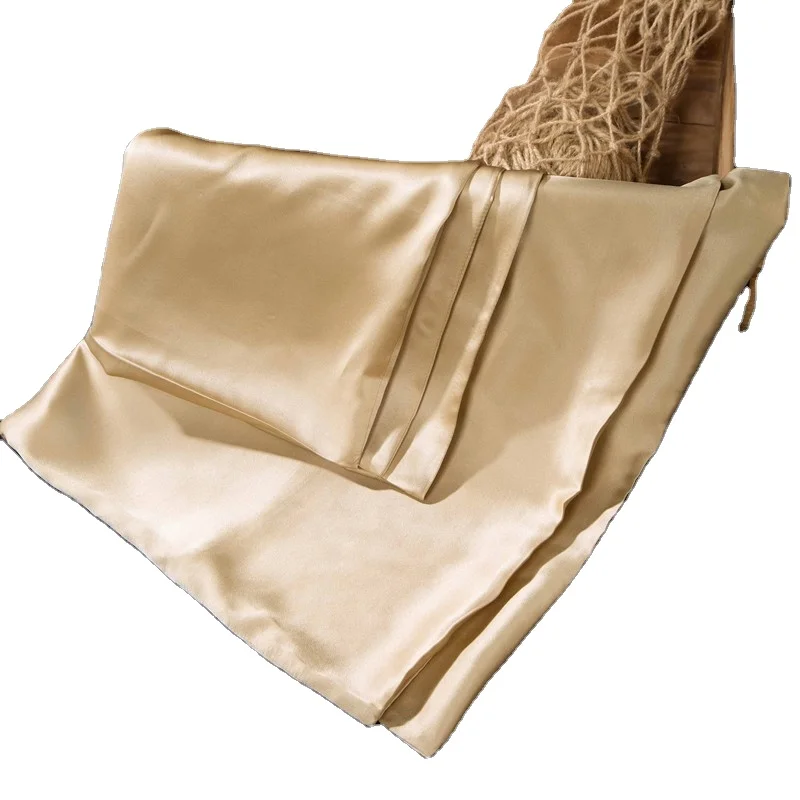 22mm 70*50cm    Soft and luxurious 6A grade 100% mulberry silk pillowcase for Christmas gift