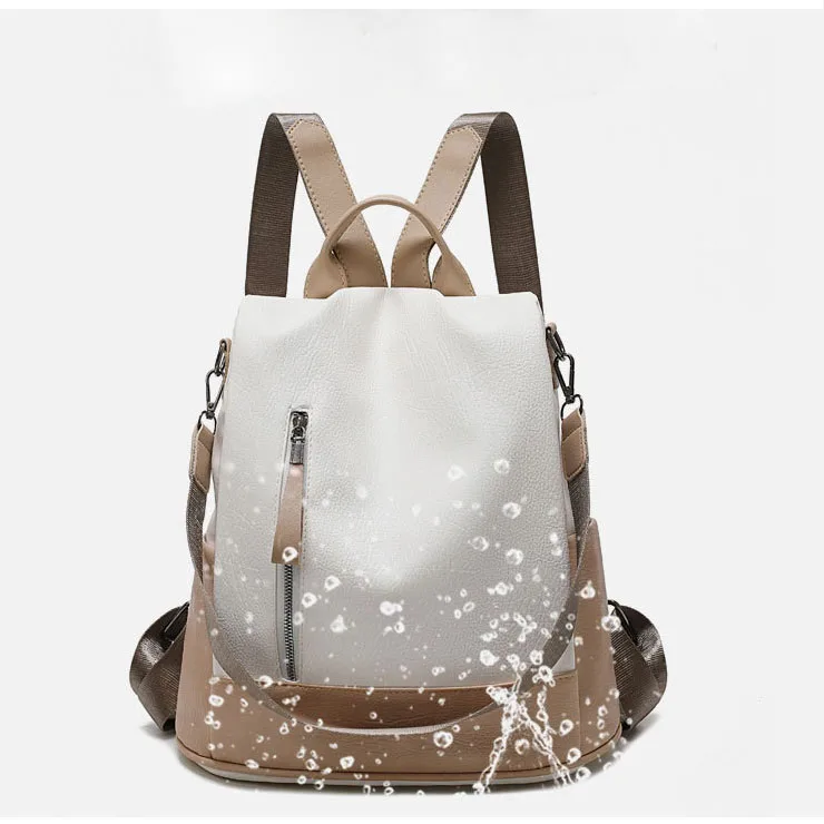 Young Style Backpacks Female Leather Backpack Korean Fashion Backpack
