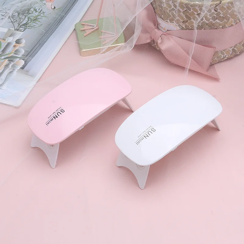 Mini hand folding UV nail baking Light Sunmini Mouse nail lamp