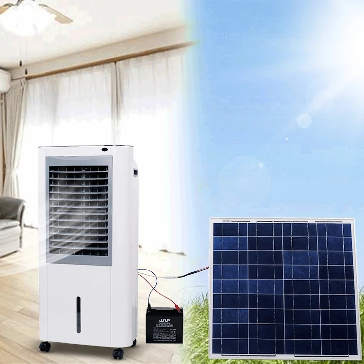 Hot-selling Premium Quality Solar Power Air Cooling Fan DC 24V Air Cooler With 7Ah Battery