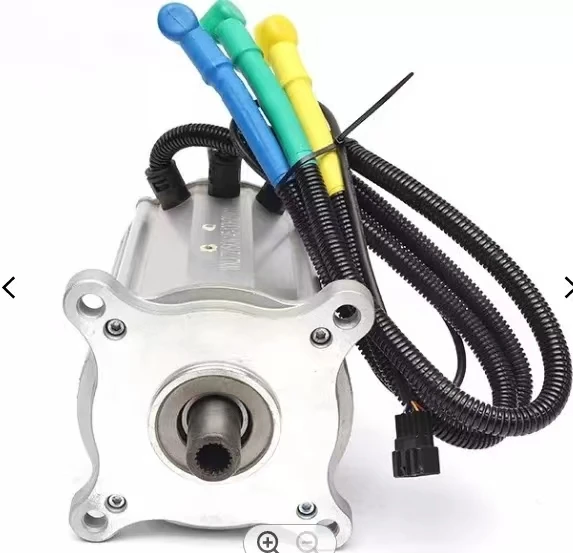 Quadricycle disc brake rear axle drive assembly suspension front axle homemade brushless DC motor golf cart sightseeing vehicle