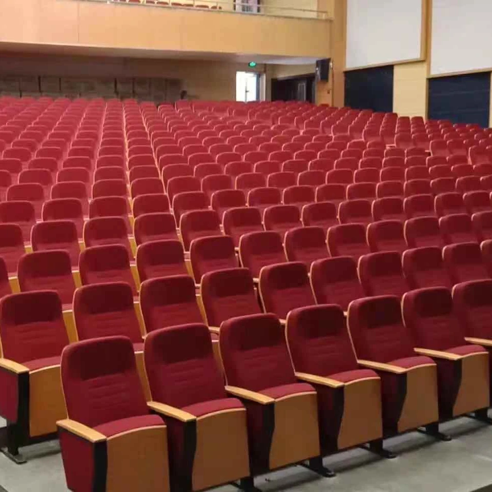 Чехлы на сиденья для аудитории из прочной ткани с 2 ножками из алюминиевого сплава