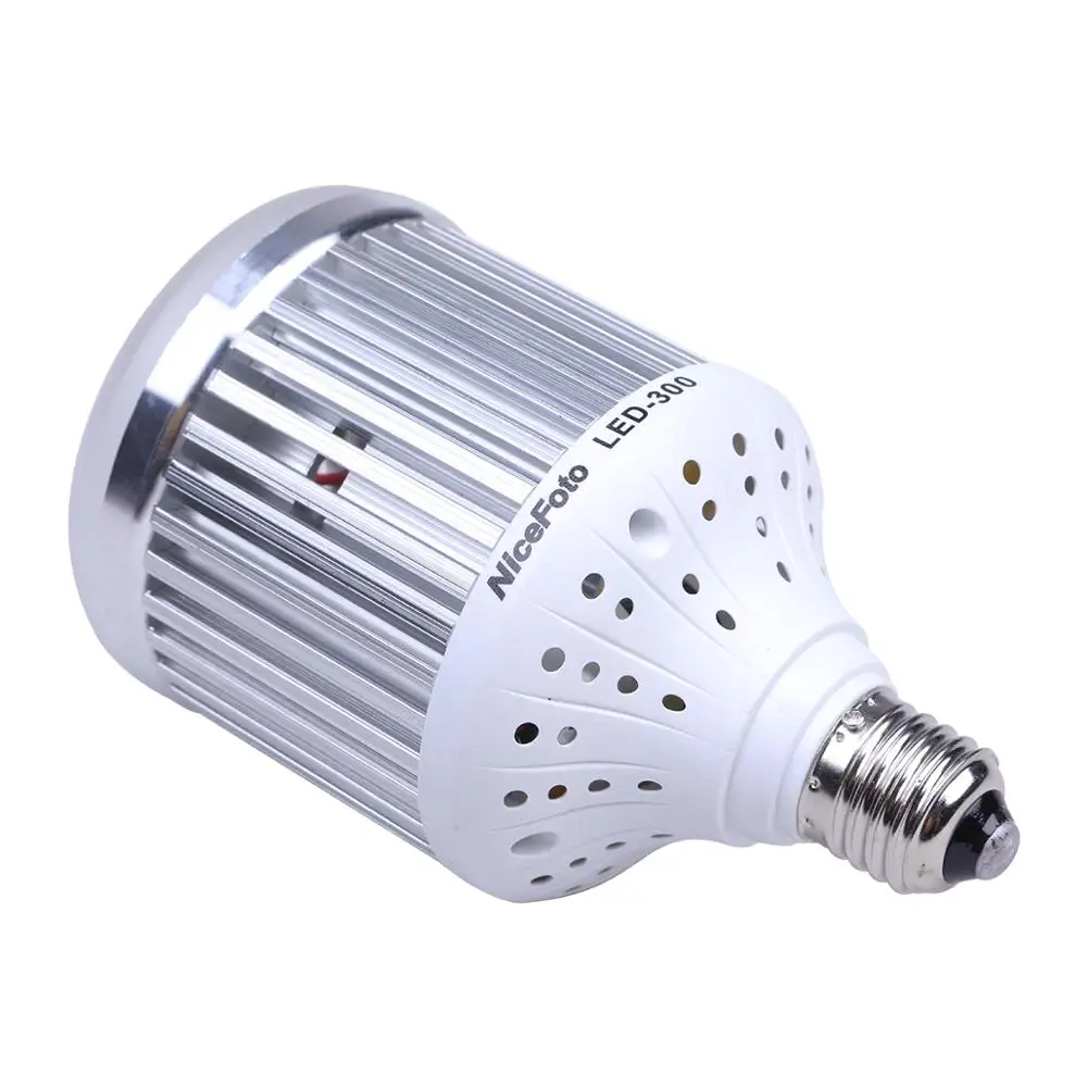 NiceFoto LED-300 30W LED video light with 5500K CRI 95 High quality aluminum material For camera Photography