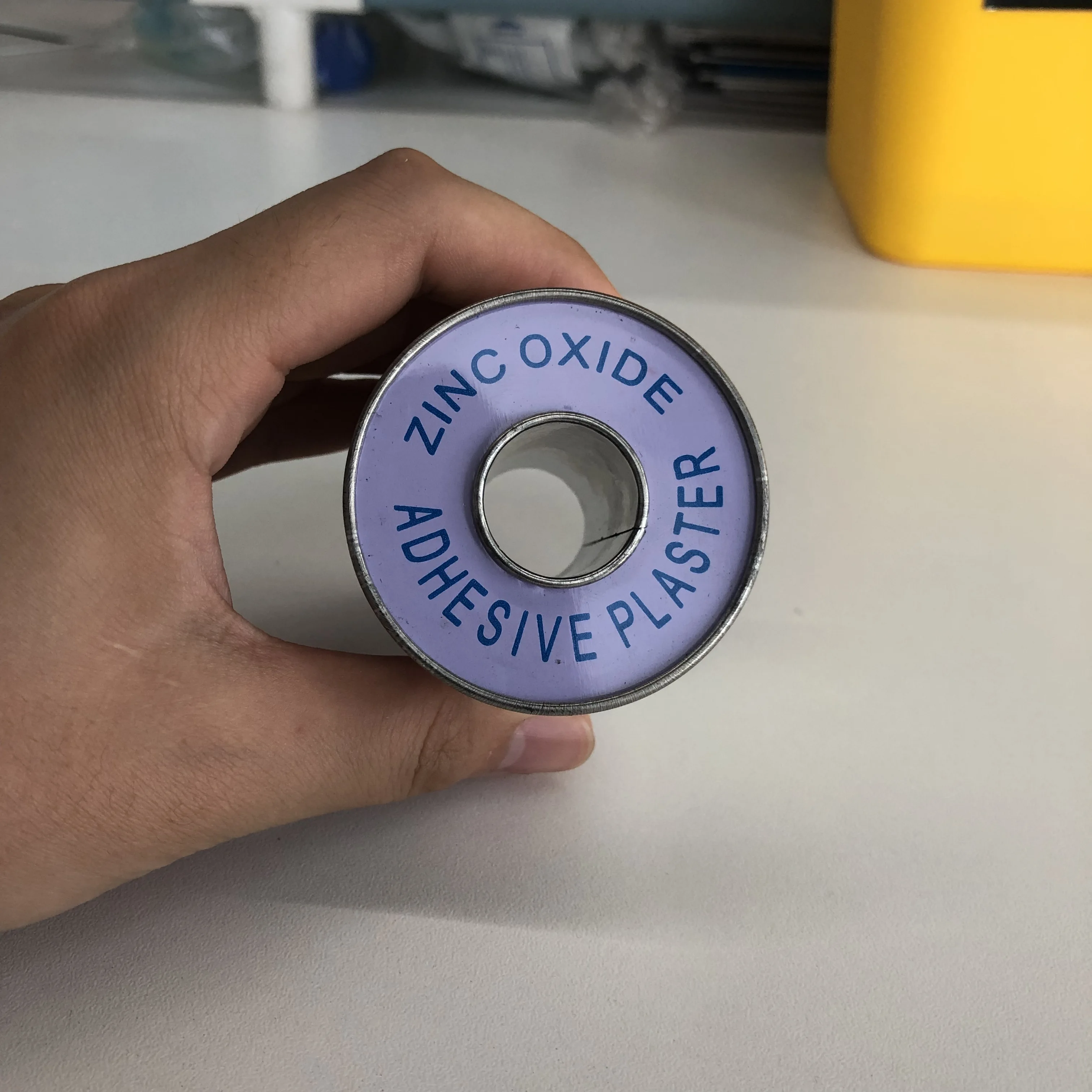 Хлопковая текстильная медицинская клейкая лента из оксида цинка