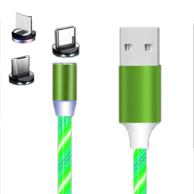 Amazon Hot Sale Free Sample 360 Magnetic 3 In 1 Charger Usb Charging Data Cable