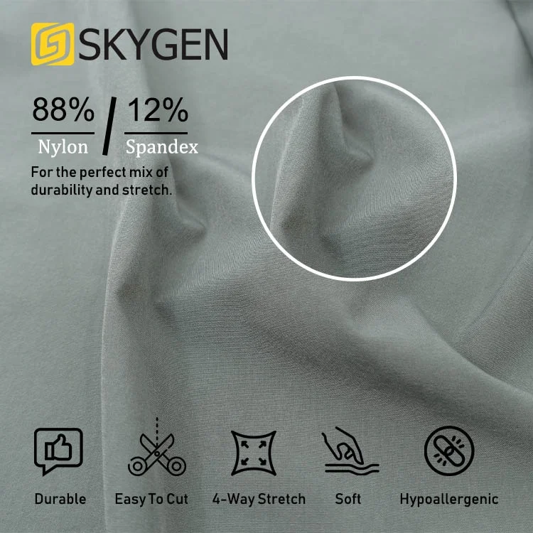 Skygen 82 нейлон 18 спандекс куртка одежда ткань полиамид эластан нейлоновая