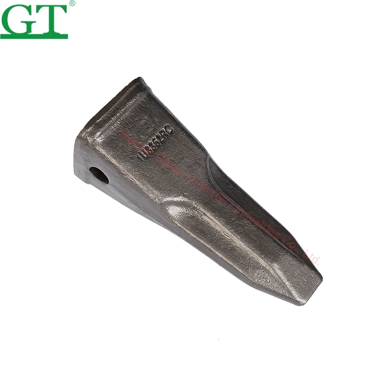 Hardness 51hrc Excavator Teeth Forging Bucket Tooth Life Time Longer Than Casting One Manufacture