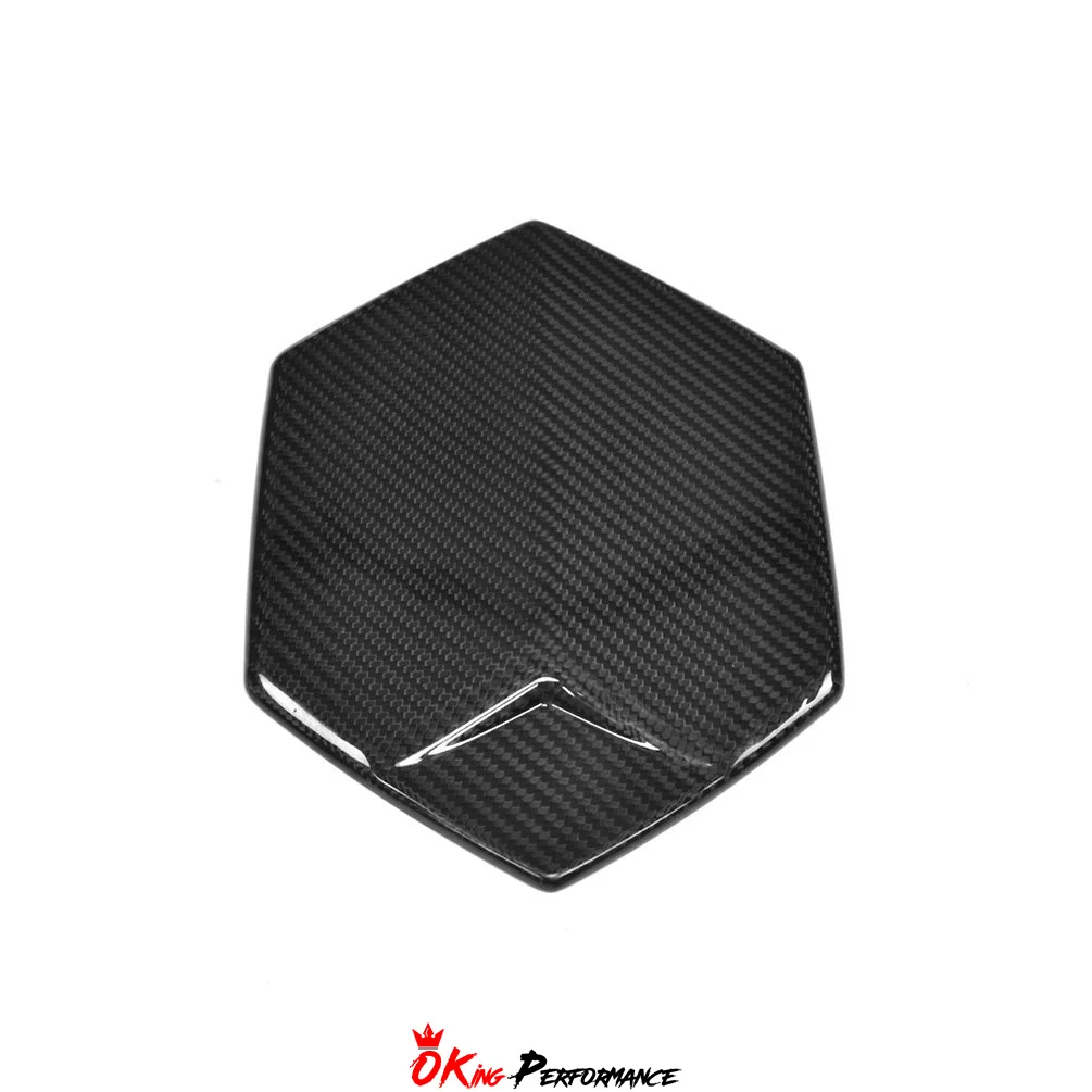 Dry Carbon Fiber Car Fuel Tank Caps For Lamborghini Aventador Gas Cover