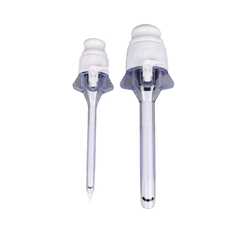Хирургический медицинский безлопастный троакар с фиксацией cannula