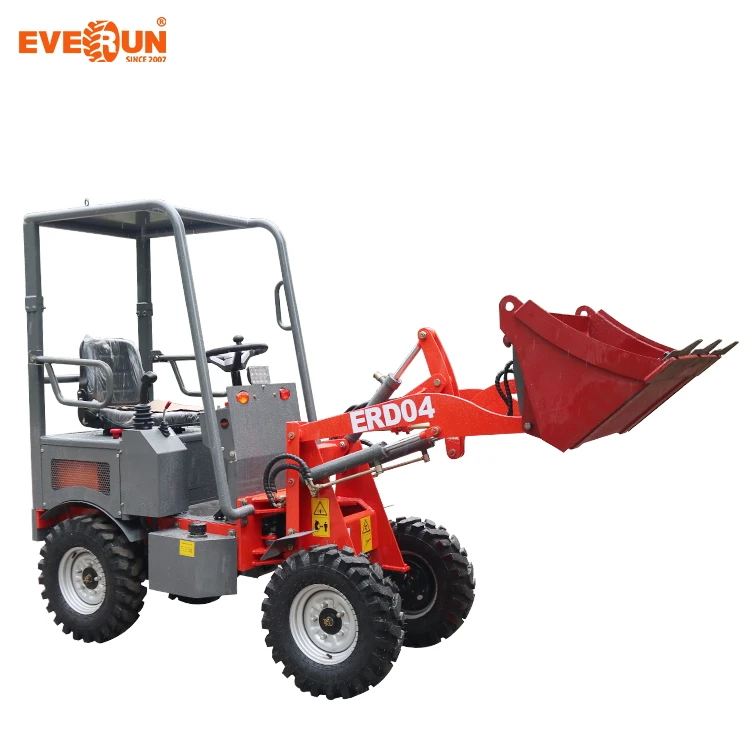 Factory Price EVERUN 400-500kg Small Electric Wheel Loader EREL04/ERD04
