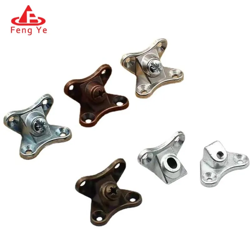 Discounted wardrobe butterfly Zamac furniture wooden corner cabinet joint connector