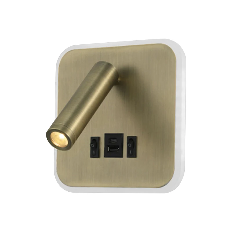 Indoor Rotatable Adjustable Angle LED Wall Light Backlight Spotlight Sconces Hotel Reading Lamp